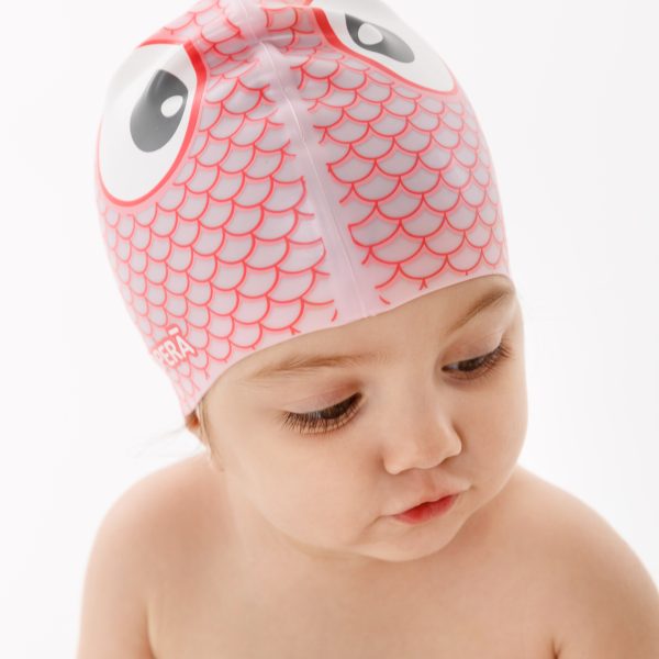 Шапочка FLEXIFIT SILK EFFECT PRINT MINI FRIENDS 12-48 мес цвет PINK FISH