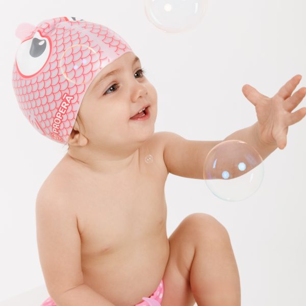 Шапочка FLEXIFIT SILK EFFECT PRINT MINI FRIENDS 12-48 мес цвет PINK FISH