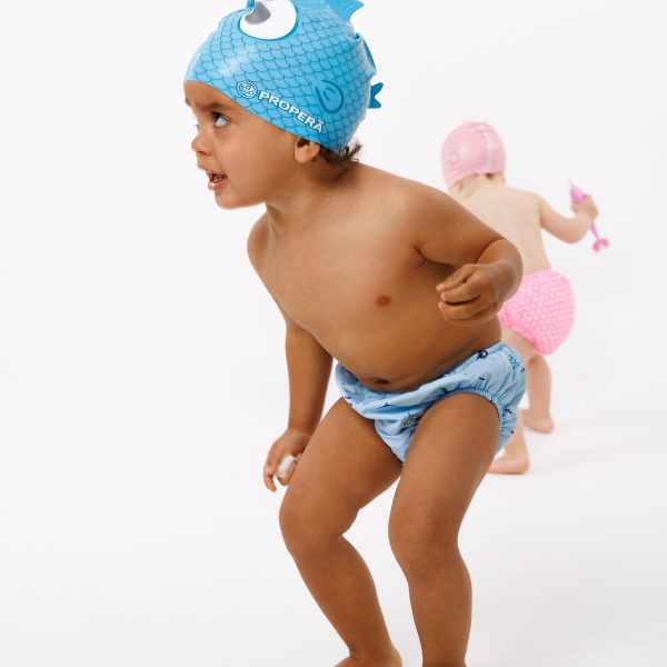 Шапочка FLEXIFIT SILK EFFECT PRINT MINI FRIENDS 12-48 мес цвет AQUA FISH