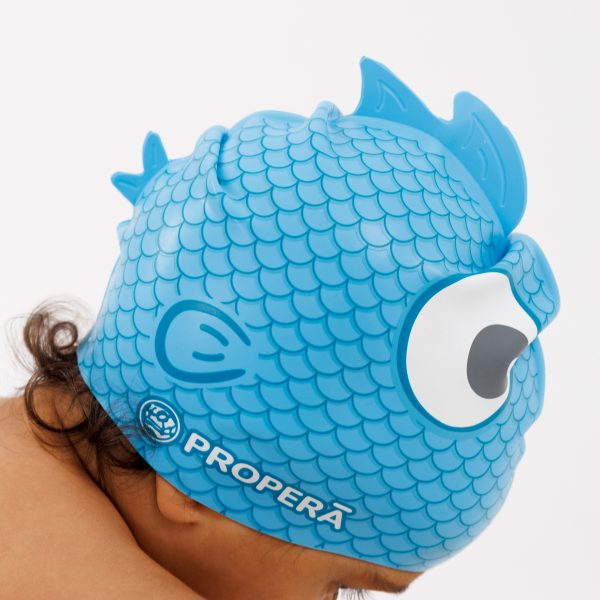 Шапочка FLEXIFIT SILK EFFECT PRINT MINI FRIENDS 12-48 мес цвет AQUA FISH