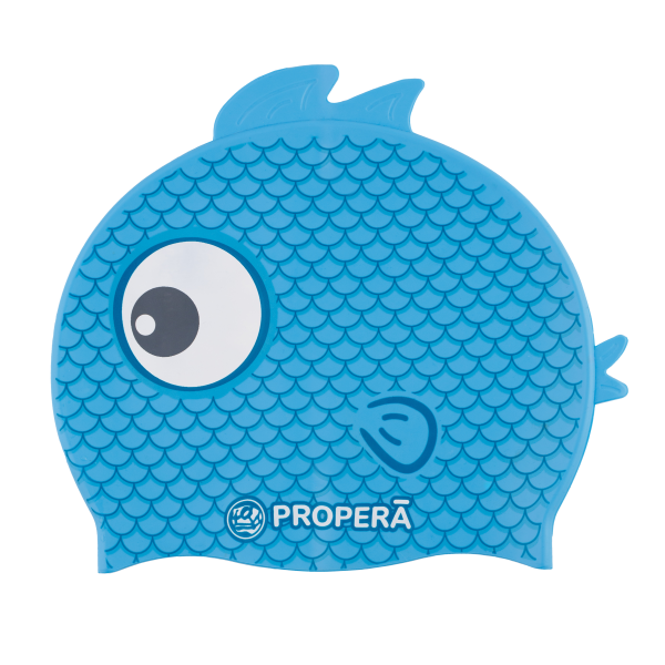 Шапочка FLEXIFIT SILK EFFECT PRINT MINI FRIENDS 12-24 мес цвет AQUA FISH