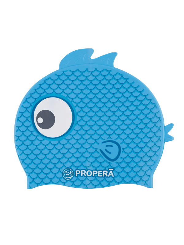 Шапочка FLEXIFIT SILK EFFECT PRINT MINI FRIENDS 12-48 мес цвет AQUA FISH