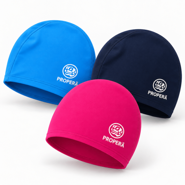 Текстильная шапочка для плавания детская PROPERĀ FlexiFit Textile Classic Junior 48–56 см