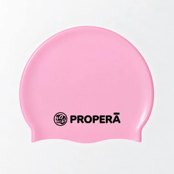 Шапочка для плавания PROPERĀ FlexiFit Silk Effect Classic Pearly Pink, 56–60 см